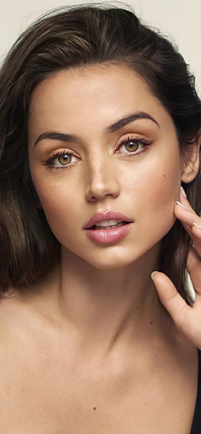 Celebrity Ana de Armas, Actress, Cuban, Green Eyes, Brunette, 828x1792