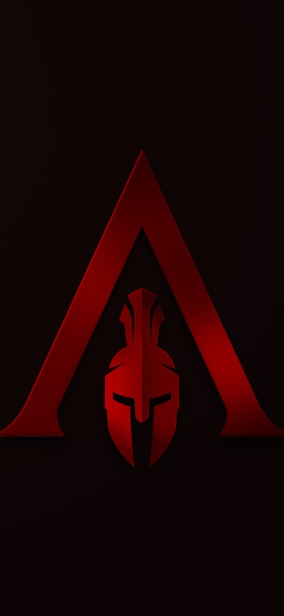 Video Game Assassins Creed Odyssey, Logo, Assassins Creed, 828x1792