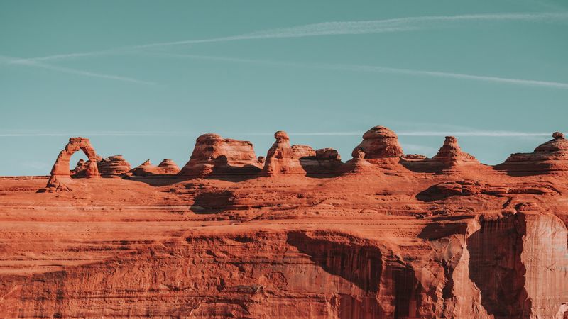 rocks, canyon, arch, stone, 4k