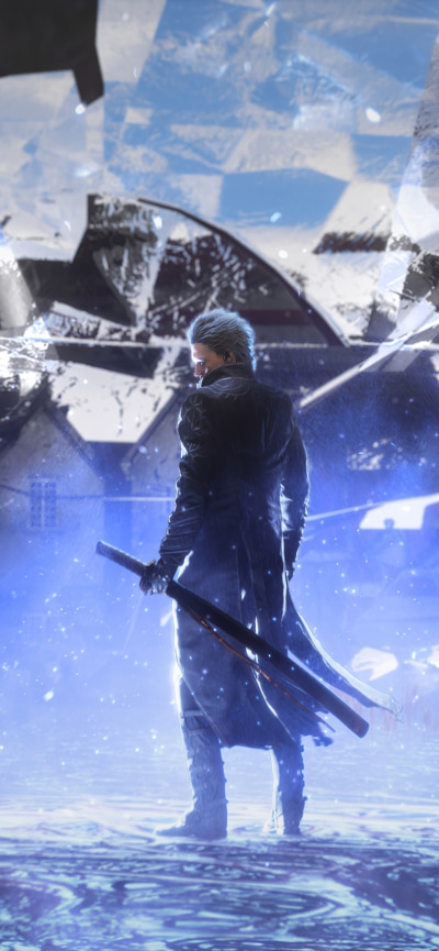 Video Game Devil May Cry 5, 828x1792