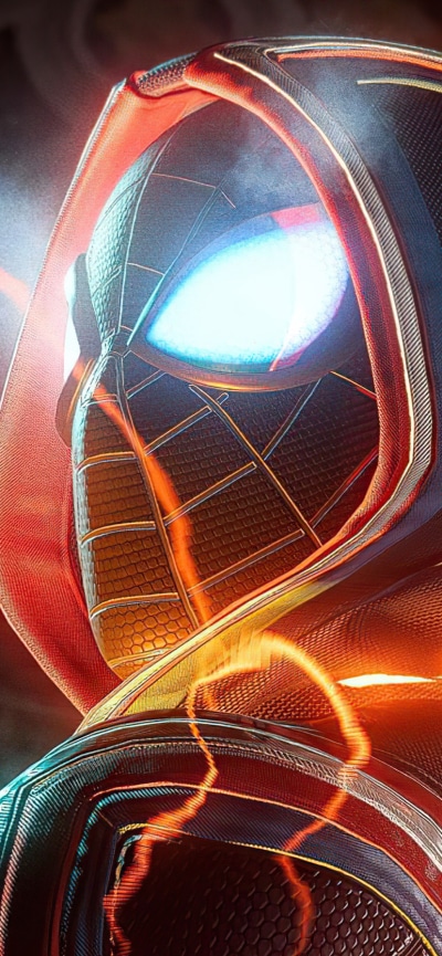 Video Game Marvels Spider-Man: Miles Morales, Miles Morales, Spider-Man, 828x1792