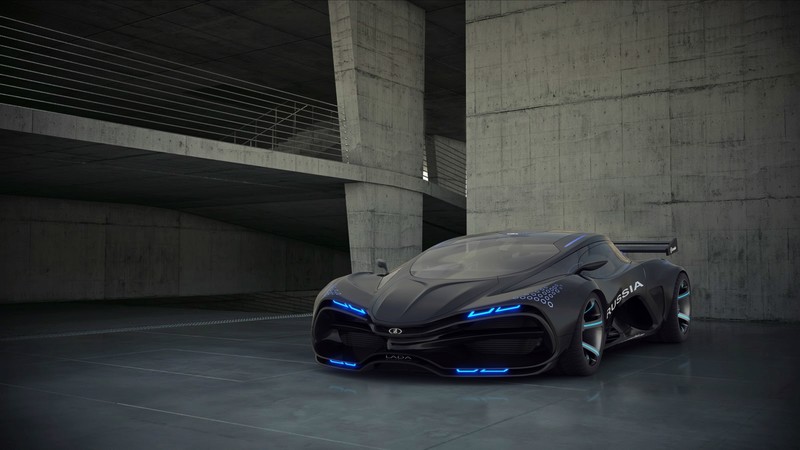 LADA Raven, concept, supercar, sports car, luxury cars, review, test drive, front