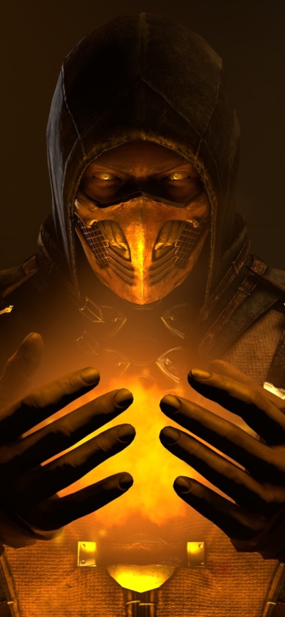 Video Game Mortal Kombat X, Scorpion (Mortal Kombat), 828x1792