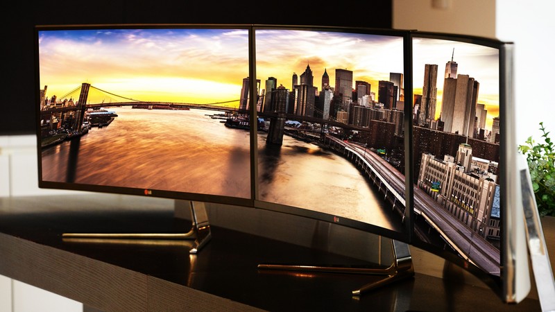 LG UltraWide, CES 2015, QHD IPS, monitor, curves, Hi-Tech News 2015, review, workstation