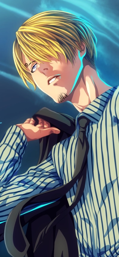 Anime One Piece, Sanji (One Piece), 828x1792