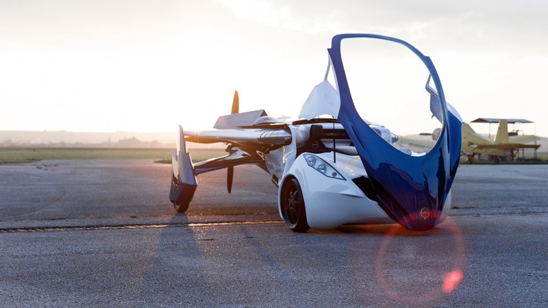 AeroMobil 3.0, concept, car, aircraft, flying car, prototype, runway, front, test drive
