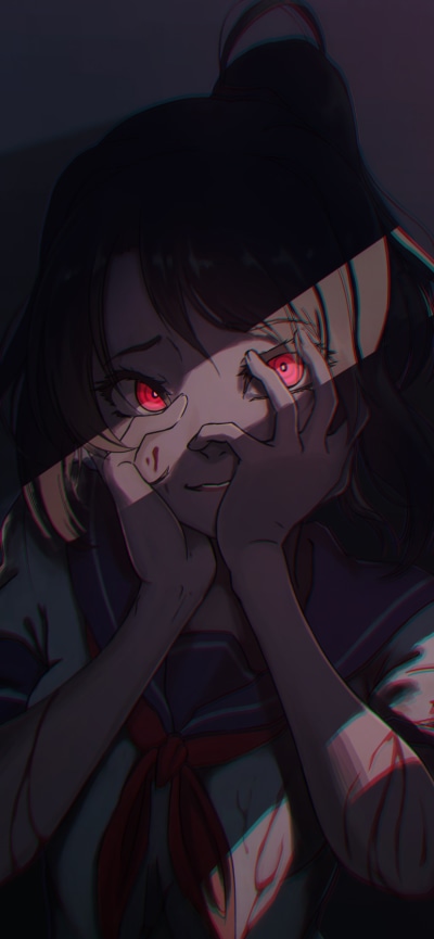 Video Game Yandere Simulator, Yandere, Yandere-Chan, 828x1792