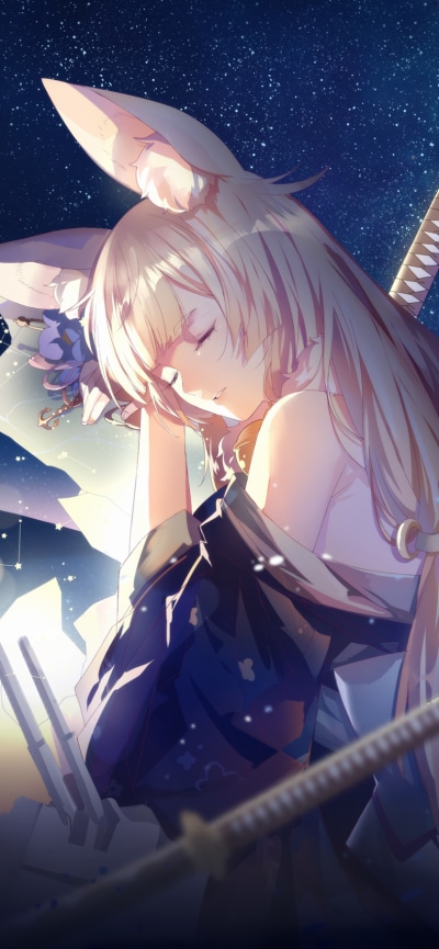 Anime Azur Lane, Niizuki (Azur Lane), 828x1792