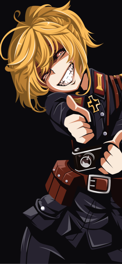 Anime Youjo Senki, Tanya Degurechaff, 828x1792
