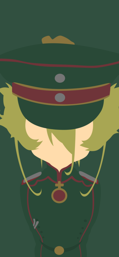 Anime Youjo Senki, Tanya Degurechaff, 828x1792