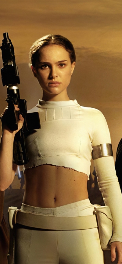Movie Star Wars Episode II: Attack Of The Clones, Padmé Amidala, Natalie Portman, Star Wars, Jedi, 828x1792