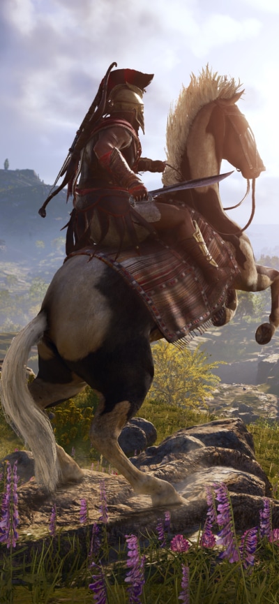 Video Game Assassins Creed Odyssey, 828x1792