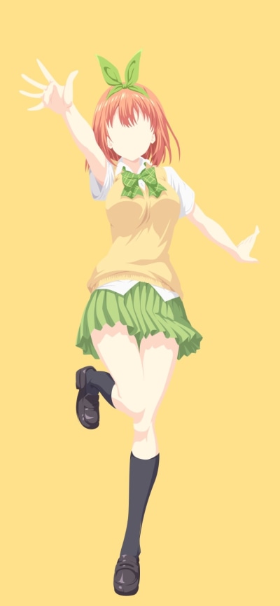 Anime The Quintessential Quintuplets, Yotsuba Nakano, 828x1792
