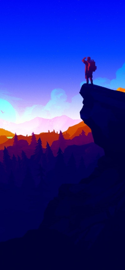Video Game Firewatch, 828x1792
