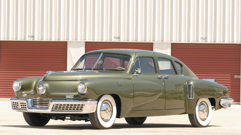 Tucker 48, classic cars, Preston Tucker, retro, green, front, side, buy, rent