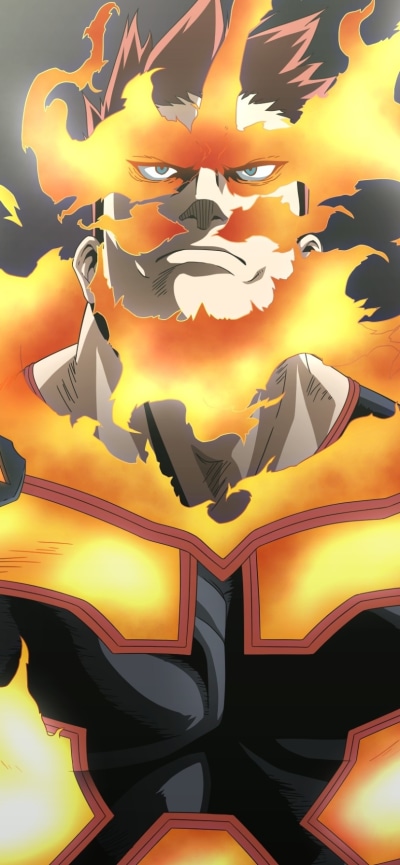Anime My Hero Academia, Enji Todoroki, Endeavor (Boku No Hero Academia), 828x1792