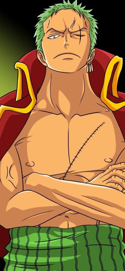 Anime One Piece, Roronoa Zoro, 828x1792