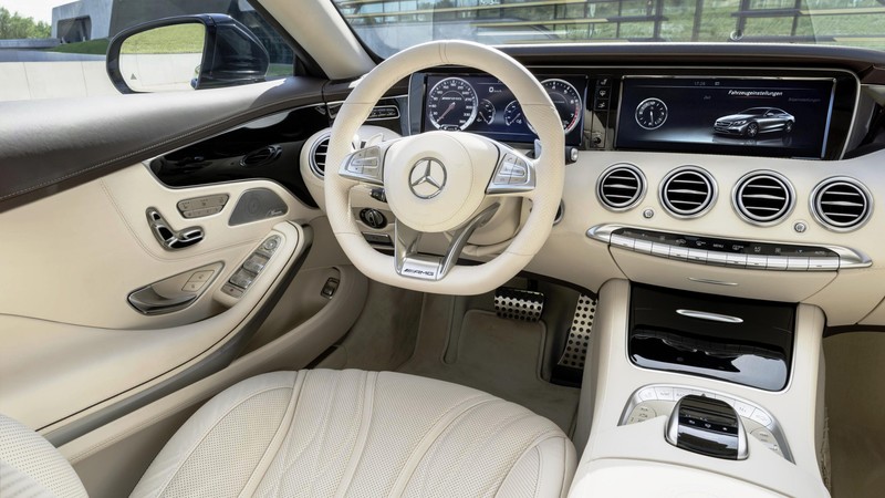 Mercedes-Benz S 65 AMG, luxury cars, sports car, interior, test drive, review, white