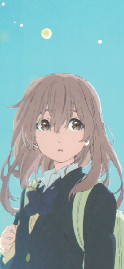 Anime Koe No Katachi, Shouko Nishimiya, 828x1792