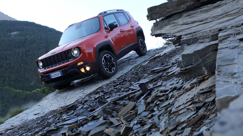 Jeep Renegade, crossover, SUV, 2015 cars, Detroit, review, test drive, front