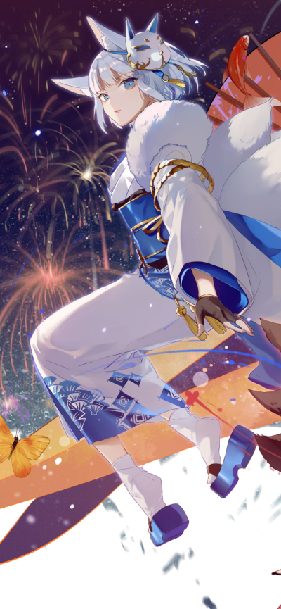 Anime Azur Lane, Kaga (Azur Lane), 828x1792