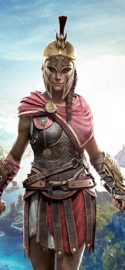Video Game Assassins Creed Odyssey, 828x1792