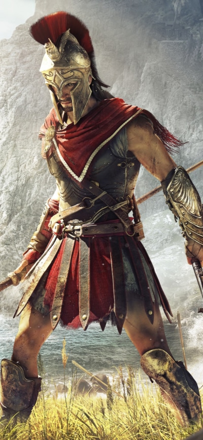Video Game Assassins Creed Odyssey, 828x1792