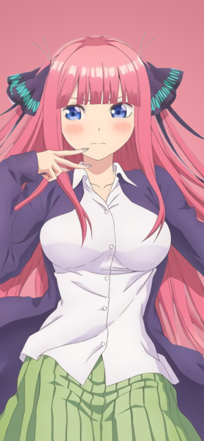 Anime The Quintessential Quintuplets, Nino Nakano, 5-Toubun No Hanayome, 828x1792