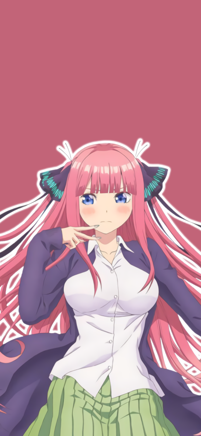 Anime The Quintessential Quintuplets, Nino Nakano, 5-Toubun No Hanayome, 828x1792