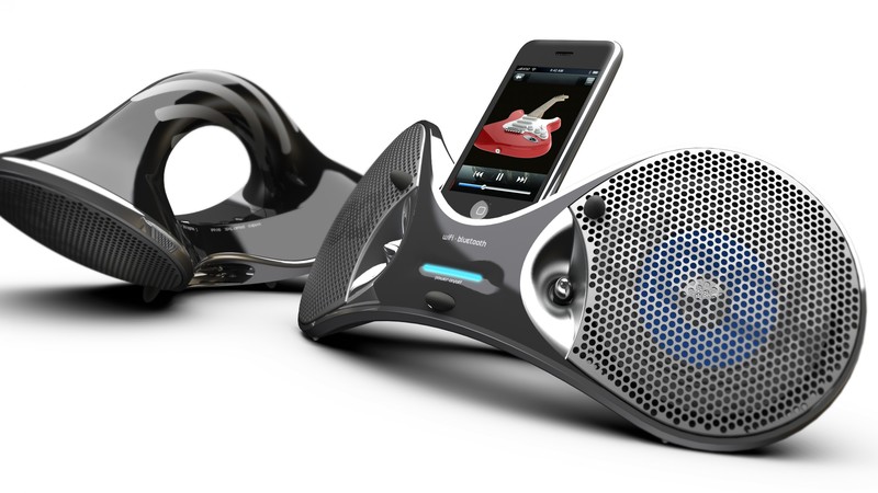 SOLIDWORKS, iPod, docking station, stereo, headphones, speaker, Apple, review, unboxing