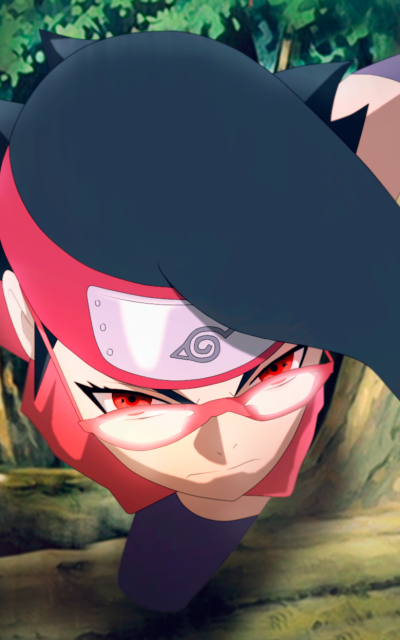 Anime Boruto, Sarada Uchiha, 800x1280