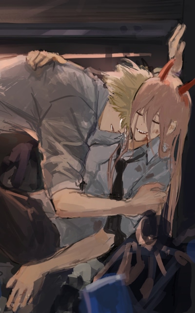 Anime Chainsaw Man, Denji (Chainsaw Man), Power (Chainsaw Man), 800x1280