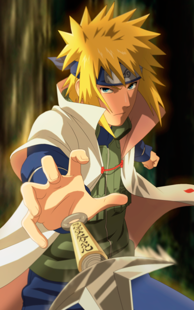 Anime Naruto, Blonde, Minato Namikaze, 800x1280