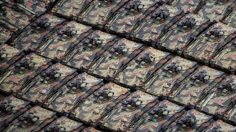 Marder, IFV, infantry fighting vehicle, Bundeswehr, storage, depot activity