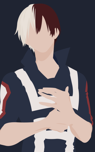 Anime My Hero Academia, Shoto Todoroki, 800x1280