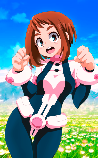 Anime My Hero Academia, Ochaco Uraraka, 800x1280