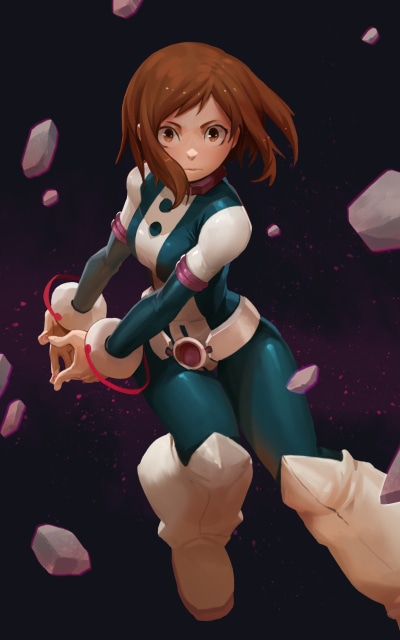 Anime My Hero Academia, Ochaco Uraraka, 800x1280
