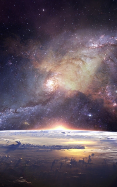 Sci Fi Galaxy, Planetscape, Stars, Space, 800x1280