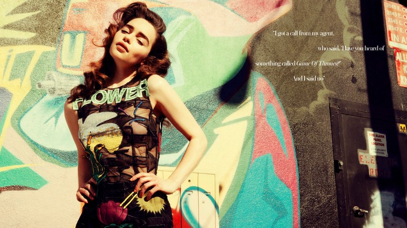 Emilia Clarke, Most Popular Celebs in 2015, actress, Daenerys Targaryen, Game of Thrones