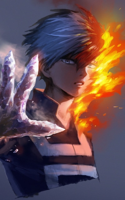 Anime My Hero Academia, Shoto Todoroki, 800x1280