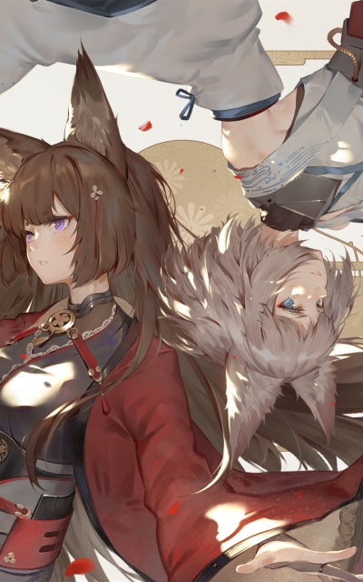 Anime Azur Lane, Amagi (Azur Lane), Kaga (Azur Lane), 800x1280