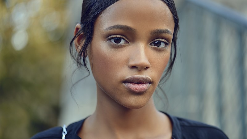 Aya Jones, model, spring 2015 top models, eyes, look, brunette