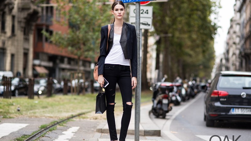 Vanessa Moody, model, spring 2015 top models, street, car