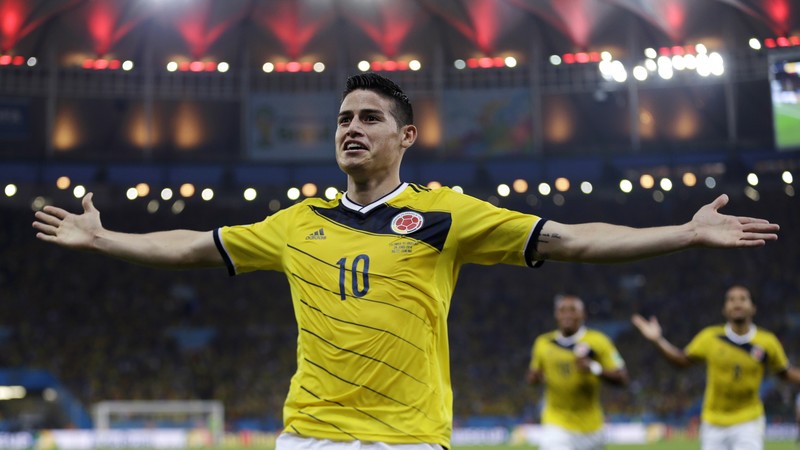 Football, James Rodríguez, soccer, The best players 2015, FIFA World Cup, Real Madrid, James David Rodríguez Rubio