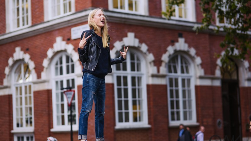 Lina Berg, model, spring 2015 top models, street, blonde, jeabs, funny