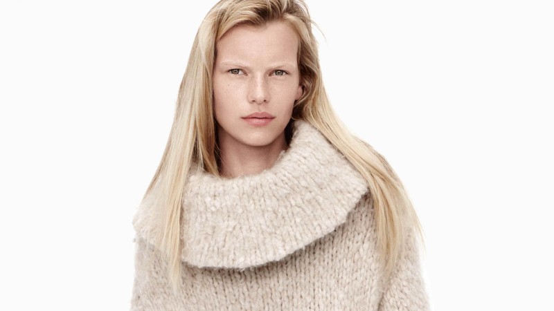 Lina Berg, model, spring 2015 top models, blonde, look, white background