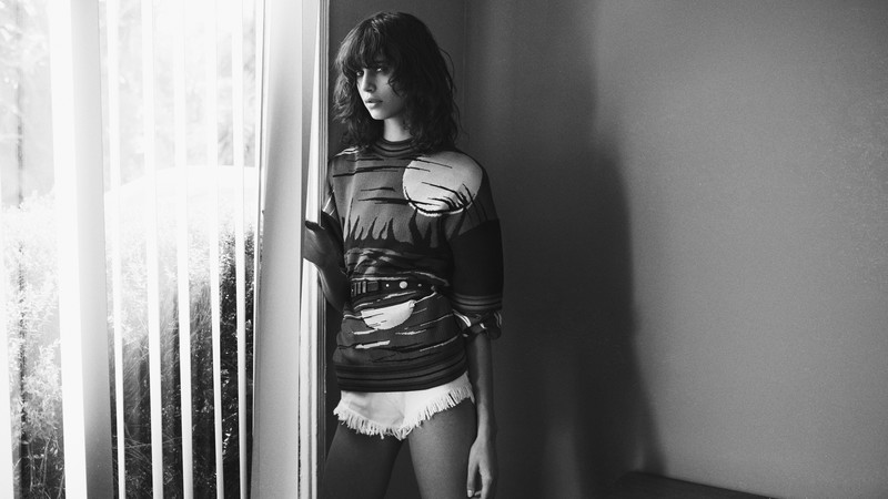 Mica Arganaraz, model, spring 2015 top models, brunette, look