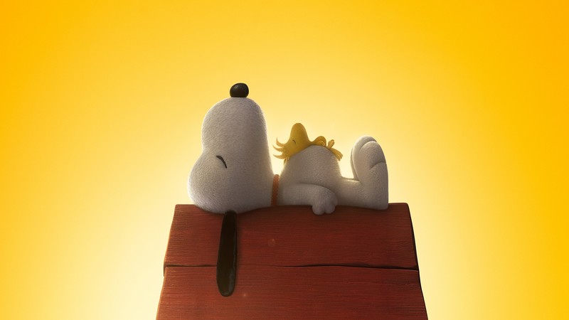 The Peanuts Movie, cartoon, film, movie, dog, puppy, yellow, sleep, Bill Melendez, Snoopy, Noah Schnapp, Charlie Brown, Best Animation Movies of 2015