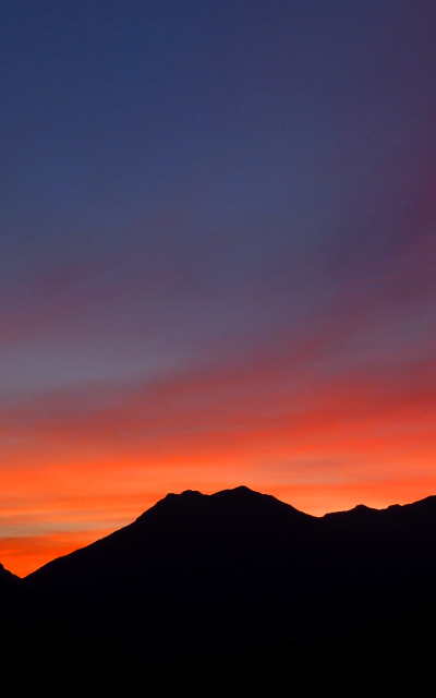 Earth Sunset, Orange (Color), Nature, Mountain, 800x1280