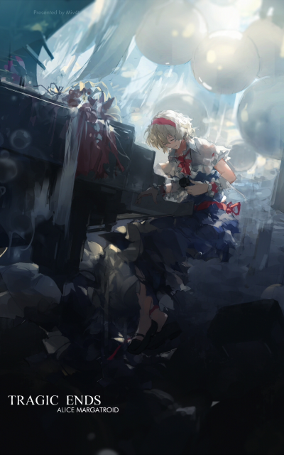 Anime Touhou, Alice Margatroid, 800x1280